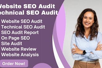 do website audit and technical SEO audit with full site audit