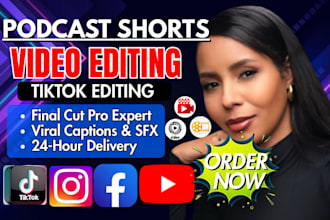 do tiktok video editing content creation final cut pro youtube podcast