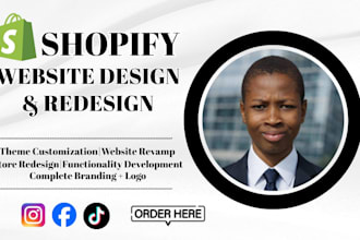 build shopify store design and redesign shopify store