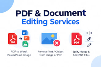 merge, split, combine and edit your PDF files