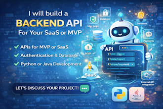 build a backend API for your saas or mvp