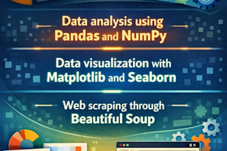 do task of python pandas numpy matplotlib jupyter opencv ai