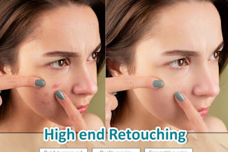 retouch photos very professionally