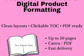 professionally format your ebook or digital guide