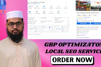 do gbp optimization gmb setup and local SEO ranking