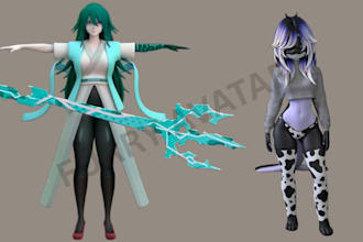 vrchat avatar commission furry avatar vrc avatar nsfw avatar vtuber vrm 3d model