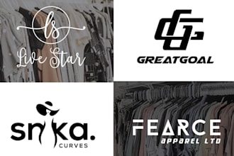 design a luxury fashion logo for your clothing brand