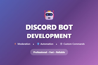 develop a professional custom discord bot in python or nodejs
