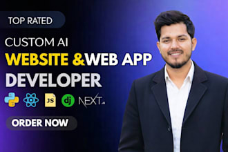 be your full stack python, django, react js developer