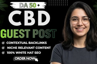do high quality white hat dofollow cbd seo backlinks by link building service