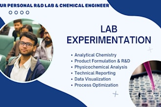 perform physical chemical analysis and lab testing for your samples