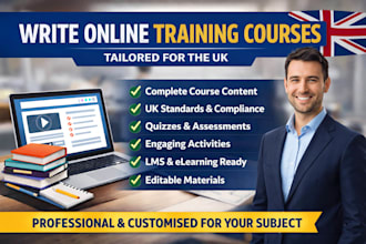 write online training course contact for your subject in UK
