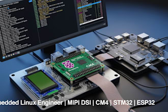 provide embedded linux engineering for mipi dsi, cm4, cm5, stm32 and esp32