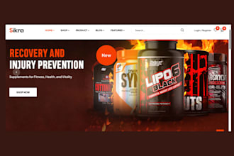 build private label supplement shopify store supplement store fitness website