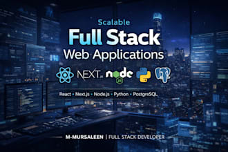 build scalable full stack web application