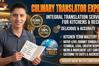 traducciones culinarias del ingles al español precisas