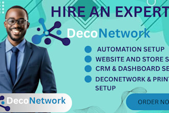 setup your deconetwork or printavo shop workflow deco website