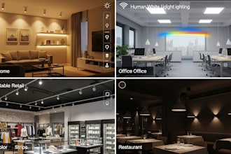 provide smart home, office, retail and restaurant lighting design solutions