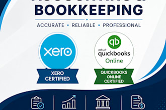 book keeping in quickbooks and xero