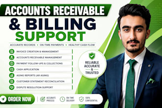 handle accounts receivable and customer invoicing