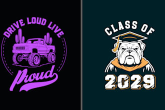 design unique t shirt design for print on demand