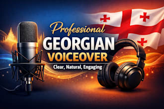 provide professional georgian voiceover