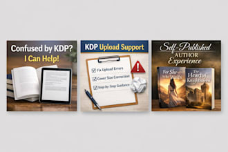 help you upload and format your book for amazon KDP