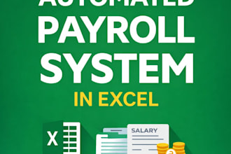 create an automated payroll system with excel dashboard