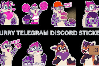 draw furry telegram stickers nsfw furry stickers discord animated stickers GIF
