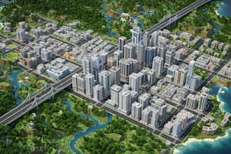 build detailed minecraft maps city terrain biome spawn world map city java build