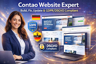 build, fix, update your german contao website with gdpr dsgvo compliance