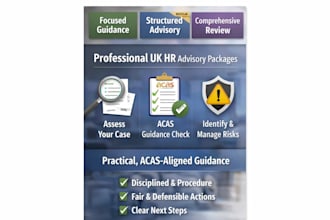 provide UK HR advice on disciplinary, grievance or absence issues