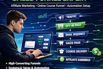 system io sales funnel affiliate marketing online course sales funnel expert ads