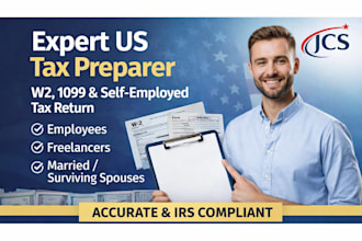 file US federal tax return w2, 1099, self employed, freelancer, married, spouse