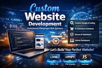 build a modern reponsive ecommerce website with admin dashboard