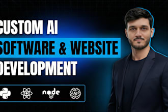 do ai web application, software and ai saas development