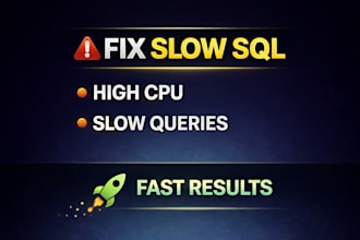 fix slow sql server queries, high cpu, and timeouts fast