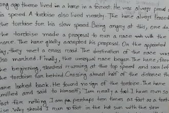 handwrite your text neatly and fast