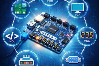 develop fpga projects on basys 3 in vhdl