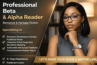 be your expert beta reader romance fantasy and fiction beta reading alpha