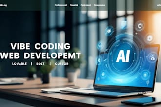 build website from vibe coding using lovable or blot