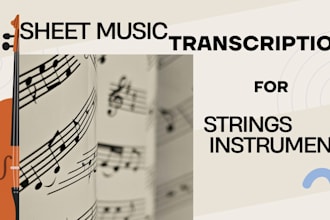 do sheet music for string quartet, orchestra, ensemble audio music