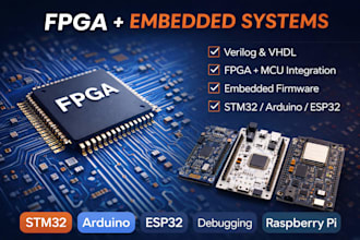 develop fpga and embedded system projects using verilog, vhdl, and vivado