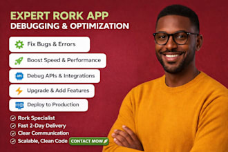 fix bugs, optimize performance and upgrade your rork app fast