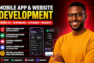 rork app mobile app rork ai supabase backend integration base44 lovable website