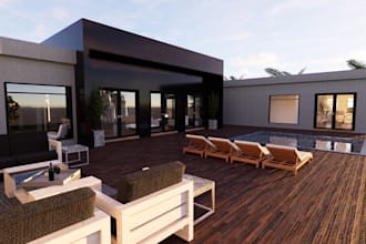 do magnificent interior and exterior 3d models and renders
