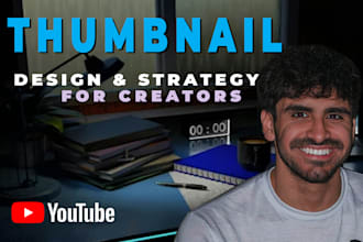 design professional cinematic youtube thumbnails