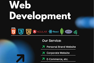 build website, website development, full stack developer, front end developer