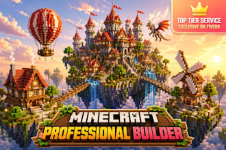 be your professional minecraft builder