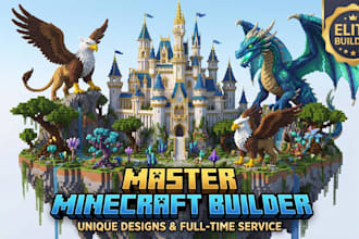 be your professional minecraft builder
